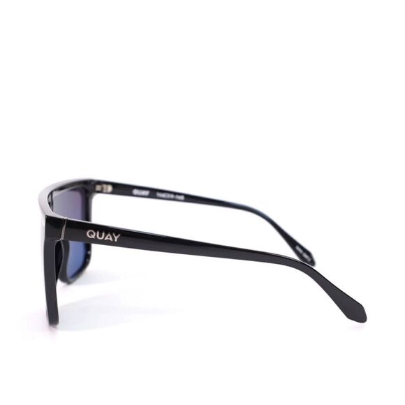 Quay Australia NIGHTFALL Extra Large Sunglasses-Black/Black Blue Polariz… - Picture 10 of 15